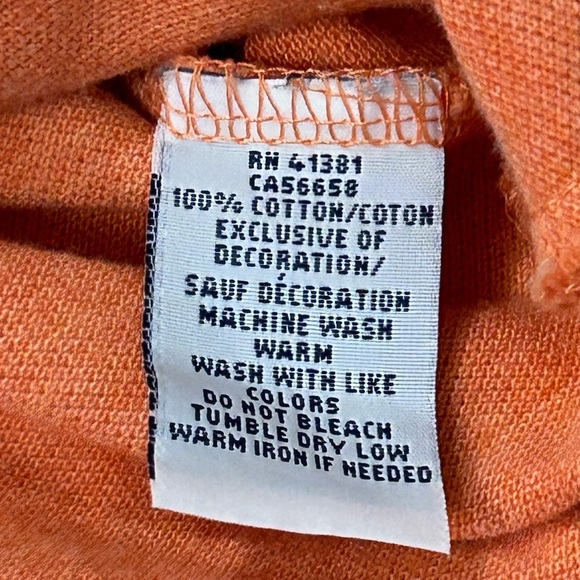 Polo Ralph Lauren Men’s Large Classic Fit Short Sleeve Orange Green Pony. - Picture 5 of 8